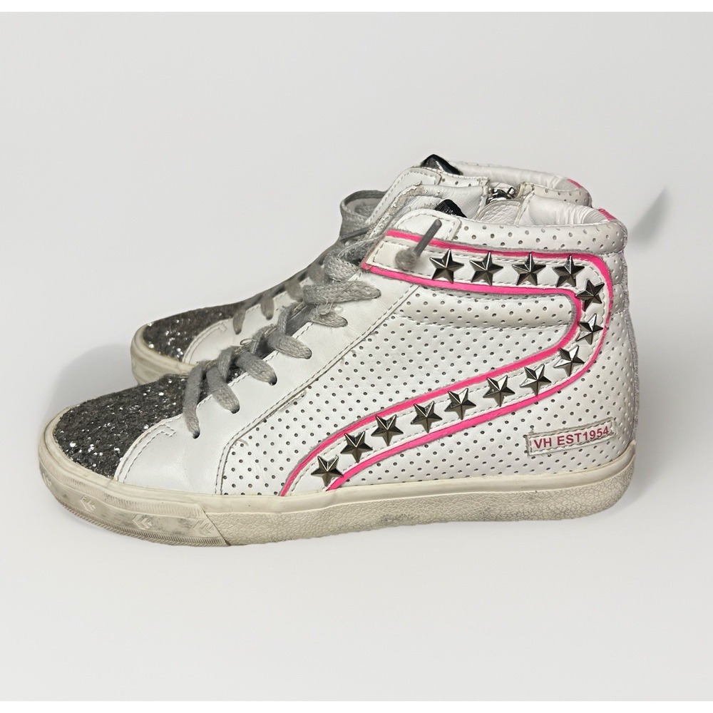 Vintage Havana Gadol Star Studded Glitter High-Top Retro Sneakers Women 7